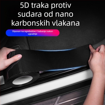 K5D karbonskog uzorka zaštita praga automobila – bezšivna zaštita praga za vrata i prtljažnik