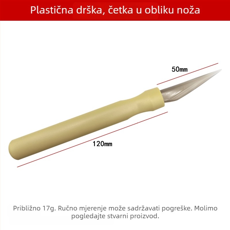Aluminijski alat s agatnim vrhom za održavanje nakita i poliranje metala (zlato, srebro, bakar, nehrđajući čelik)