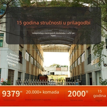 Drvena kutija za nakit s bakrenim kutom u antiknom stilu, dekorativni list Dvostruka sreća