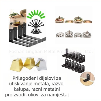 Metalni lisovani dijelovi, razvoj kalupa, različiti metalni proizvodi, namještajni pribor, uzorci prema nacrtima, ladice za pohranjivanje u ormarima