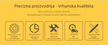 Galvanizirani samorezni vijci za vlaknastu ploču, visoke čvrstoće, s udubljenom glavom