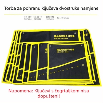 Prijenosna torba za organiziranje alata – rola torba za ključeve i alate za popravak automobila