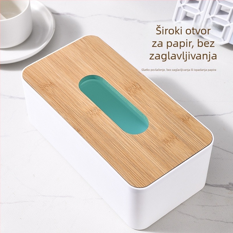 Plastična kutija za maramice, luksuzan dizajn, velike dimenzije, za dnevni boravak i ured