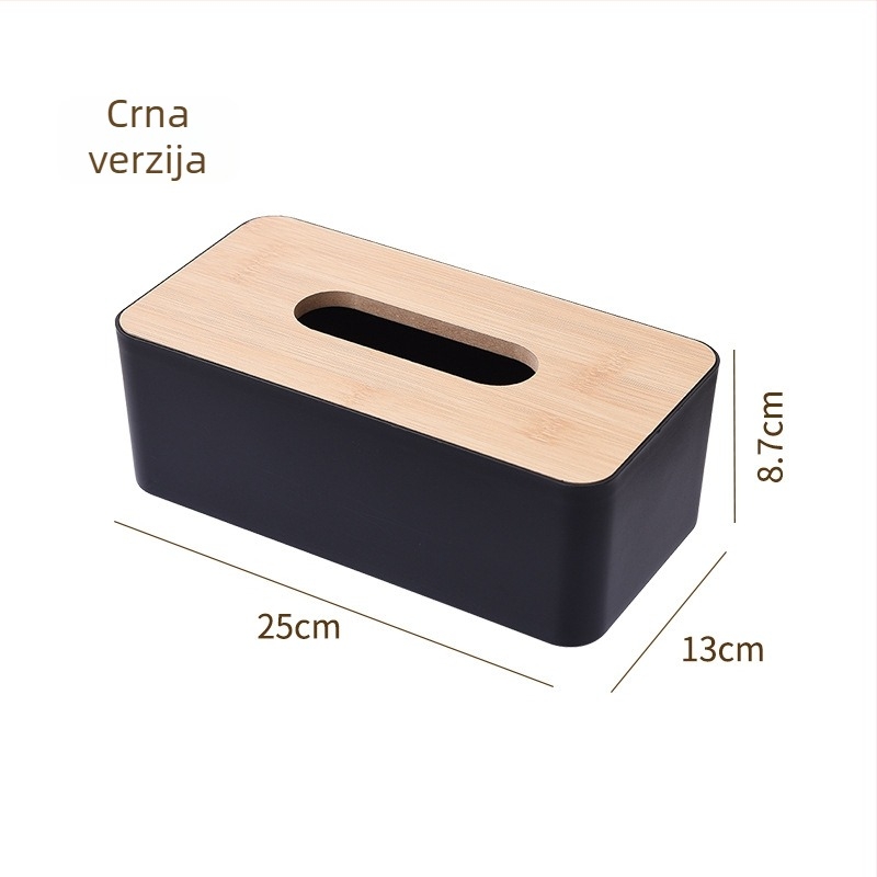 Plastična kutija za maramice, luksuzan dizajn, velike dimenzije, za dnevni boravak i ured