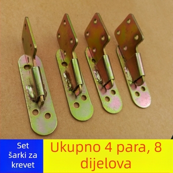 Vložak za krevet s rogom za odvojivi okvir kreveta, hardver za brzo spajanje