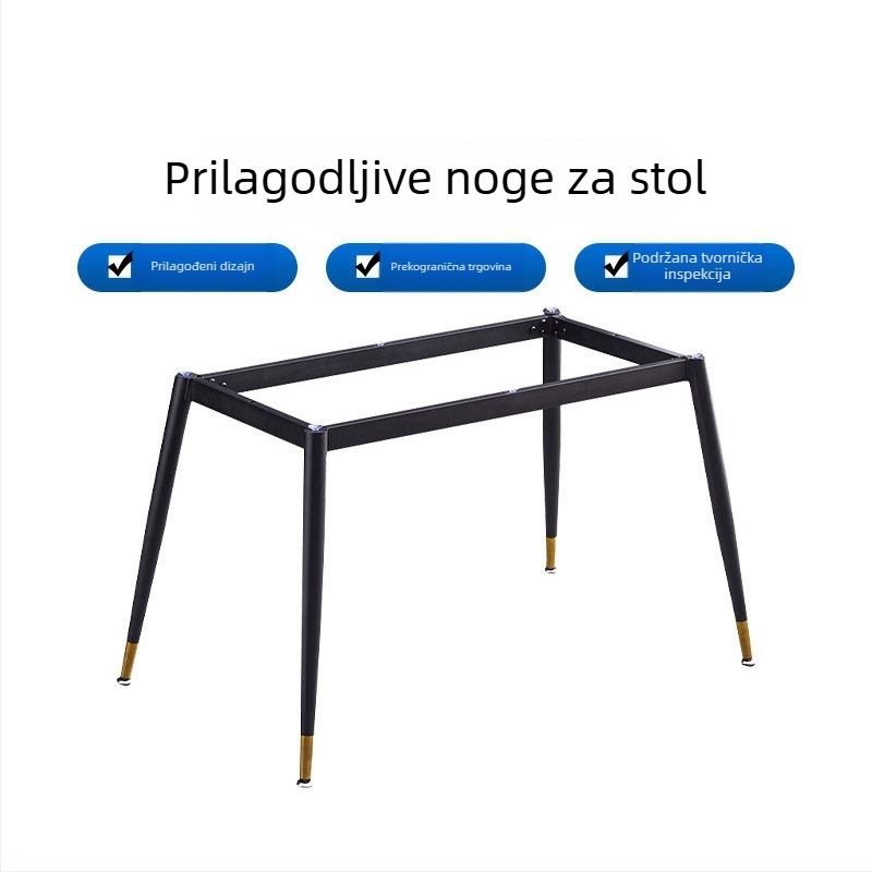 X-oblikovane noge stola od nehrđajućeg čelika, kućni hardver, OEM po narudžbi