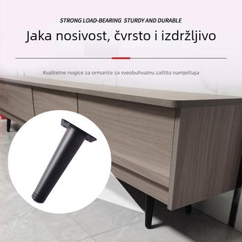 Male metalne konične noge za namještaj (hladno valjani čelik)