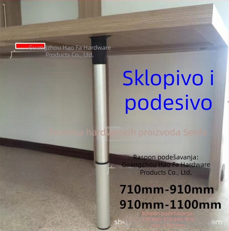 Teleskopske sklopive noge stola, podesiva visina