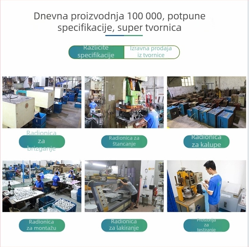 JPA068 Podesive noge namještaja, M10, karbonska čelika