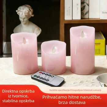 LED električna svijeća u obliku srca za romantičnu prosidbu i dekoraciju rođendanske scene