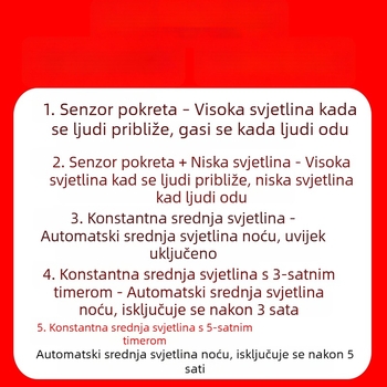 Solarna vanjska zidna lampa za vrata – ulaz, dvorište, vrt, vila, sa senzorom