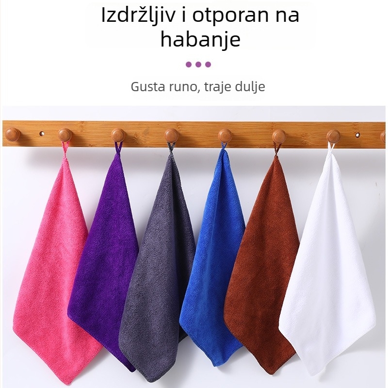 Prilagođene krpe za čišćenje stakla i površina, bez dlačica, različitih veličina, zgušćene i izuzetno upijajuće kućanske krpe