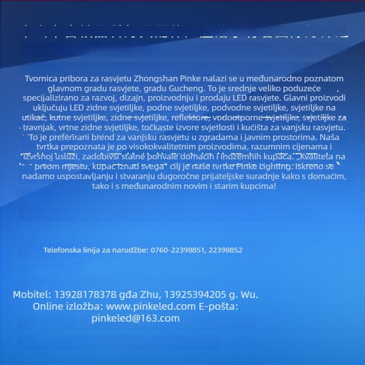 Solarna vanjska zidna svjetiljka, LED IP65 vodootporna, europski vila stil, rasvjeta dvorišta i ulaza