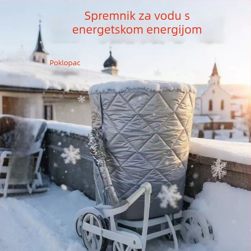 Zimska debela izolacijska zaštitna navlaka za vanjsku jedinicu klimatizacije i spremnik vode