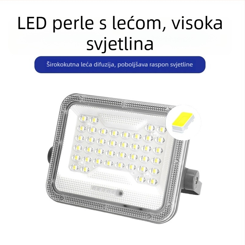 LED solarna zidna lampa, vanjska vodootporna IP67, inteligentna kontrola osvjetljenja radar senzorom