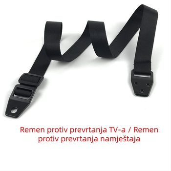 Pojas protiv prevrtanja namještaja za TV ormariće i police – dječja sigurnost