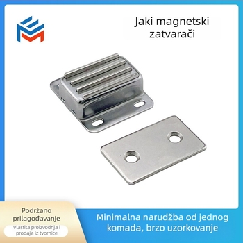 Minyi magnetski hvatač za vrata ormara od nehrđajućeg čelika, debeli dizajn za klasične ormariće