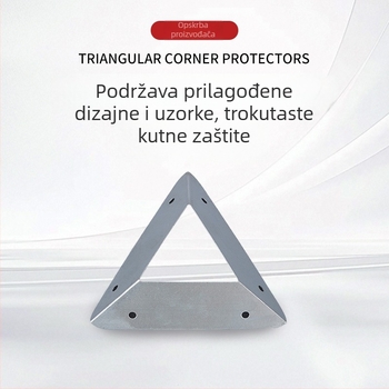 Trokutni zaštitnici kutova za drvene kutije, galvanizirani kutni nosači, hardverski dodaci