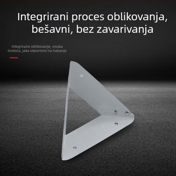 Trokutni zaštitnici kutova za drvene kutije, galvanizirani kutni nosači, hardverski dodaci