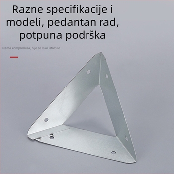 Trokutni zaštitnici kutova za drvene kutije, galvanizirani kutni nosači, hardverski dodaci