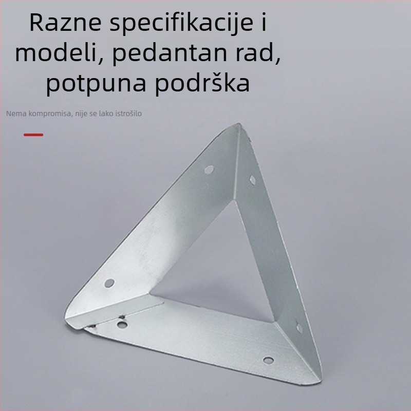 Trokutni zaštitnici kutova za drvene kutije, galvanizirani kutni nosači, hardverski dodaci