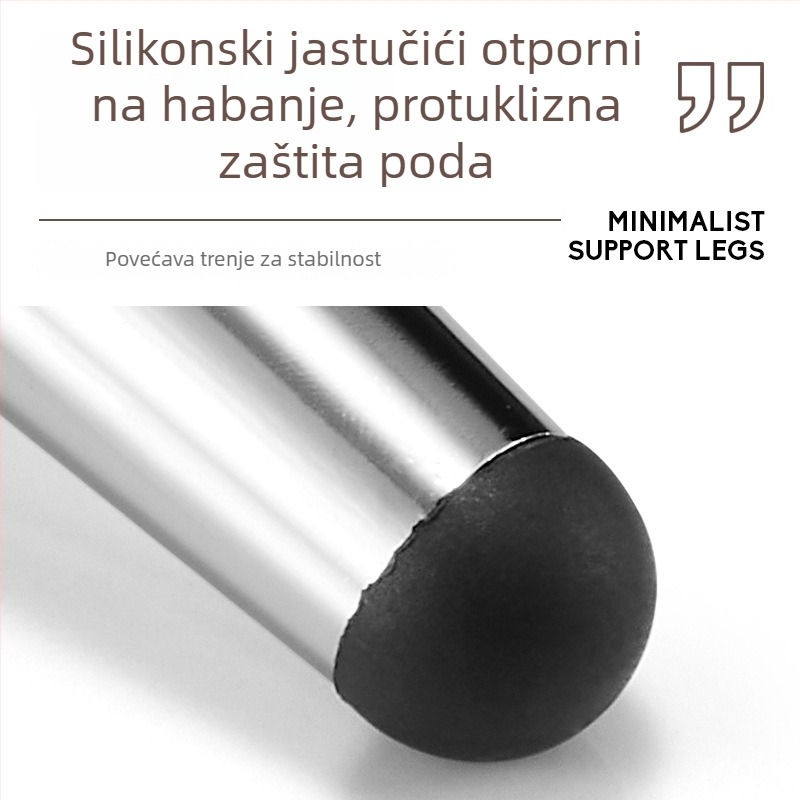 Chromirane konične metalne noge namještaja – moderni minimalistički dizajn za sofu, konferencijski stol, TV ormar i noćni ormarić