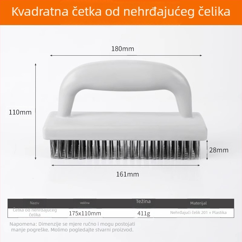 Četka od čvrstog čelika za čišćenje kuhinjskog hooda i plinskog štednjaka, degreiranje, uklanjanje hrđe, izdržljivo sredstvo za čišćenje