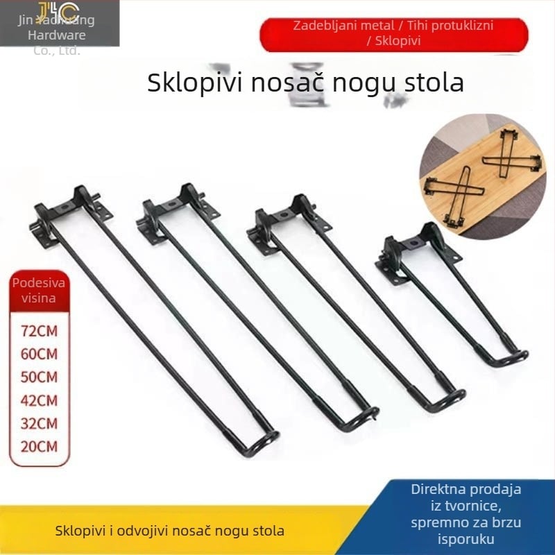 Sklopiva noga stola – nosač noge za stol za kavu, radni stol i kampiranje
