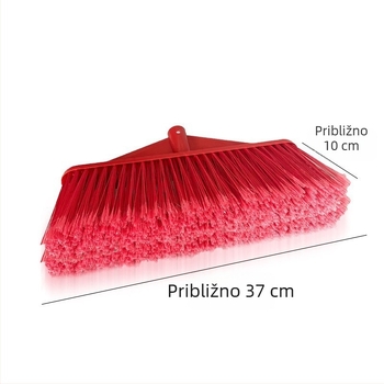Metla s pet redova dlačica i debelom plastičnom glavom