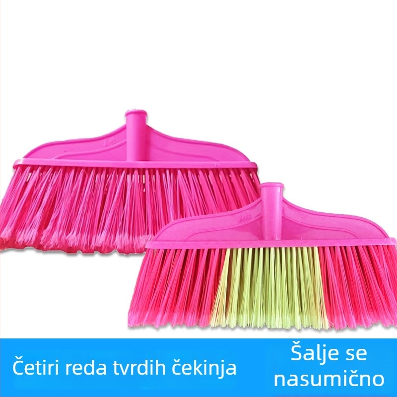 Metla s pet redova dlačica i debelom plastičnom glavom