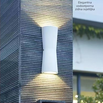 Aluminijska LED zidna svjetiljka za ulaz, balkon i stubište – moderna otporna na vlagu zidna svjetiljka