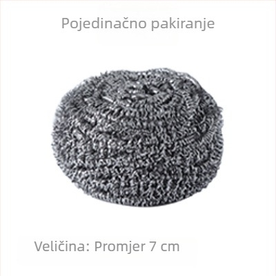 Nerđajući čelična kuhinjska žičana lopta za pranje lonaca i suđa, velika metalna lopta koja se ne raspada