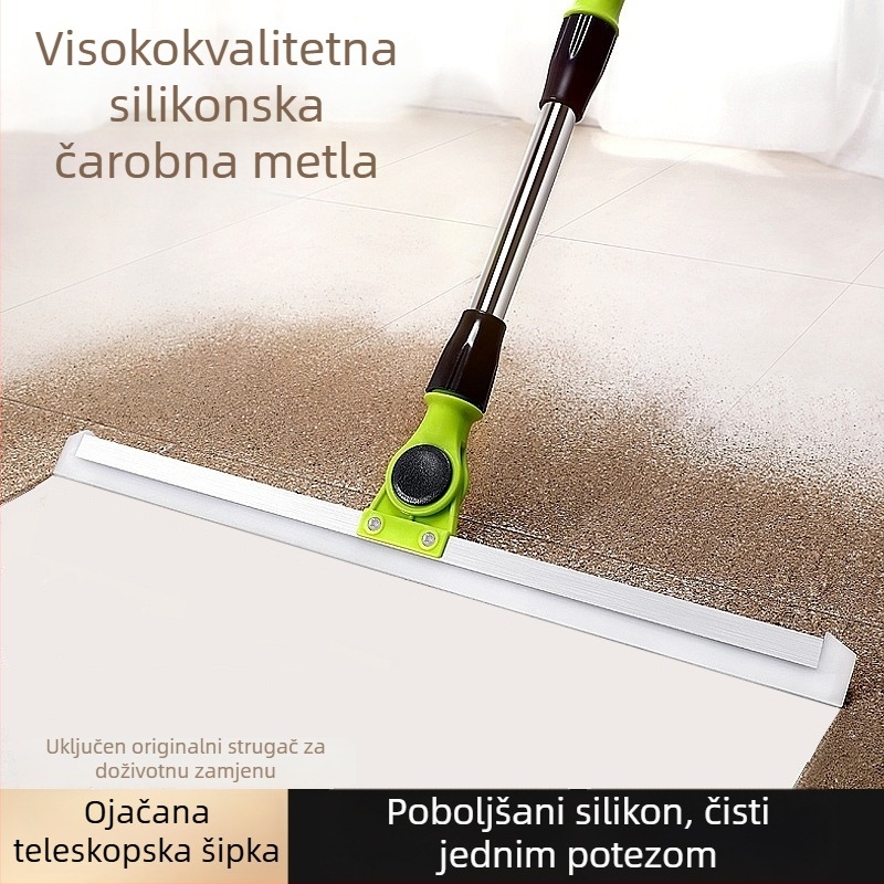 Silikonasti mop za vodu za pod, kupaonicu i kućnu upotrebu