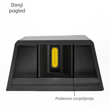 Nova vanjska zidna svjetiljka za dvorište, dekorativno krajolno osvjetljenje, ambijentalno osvjetljenje, vodootporna solarna zidna rasvjeta