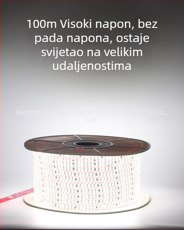 LED trak 220V za dnevni boravak, ugrađena u strop, za vanjsku upotrebu, vodootporna, vrlo svijetla