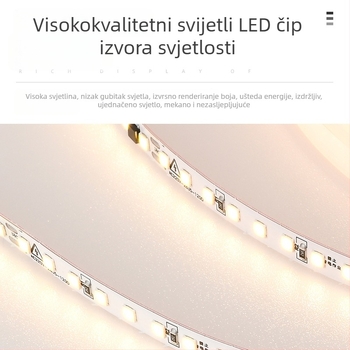 LED trak 220V, SMD 2835/3535, bez pretvarača, 10 cm, unutarnje osvjetljenje, može se rezati