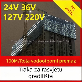 LED traka otporna na eksplozije za industrijske tunele i rudnike, vodootporna, 220V/127V/36V