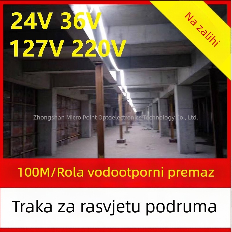 LED traka otporna na eksplozije za industrijske tunele i rudnike, vodootporna, 220V/127V/36V