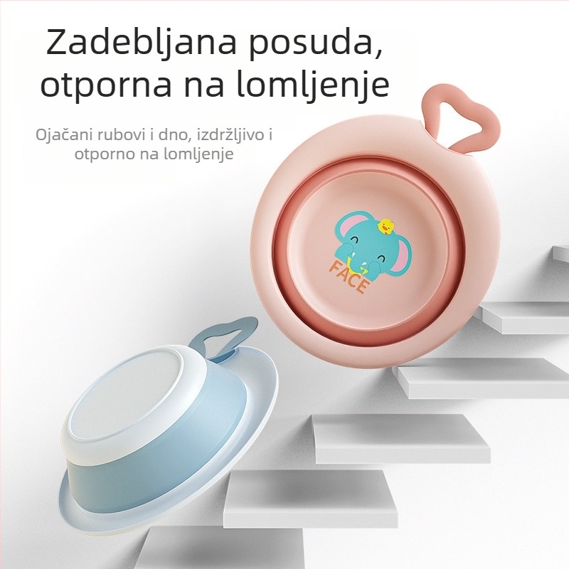 Sklopiva dječja umivaonica za lice, plastična