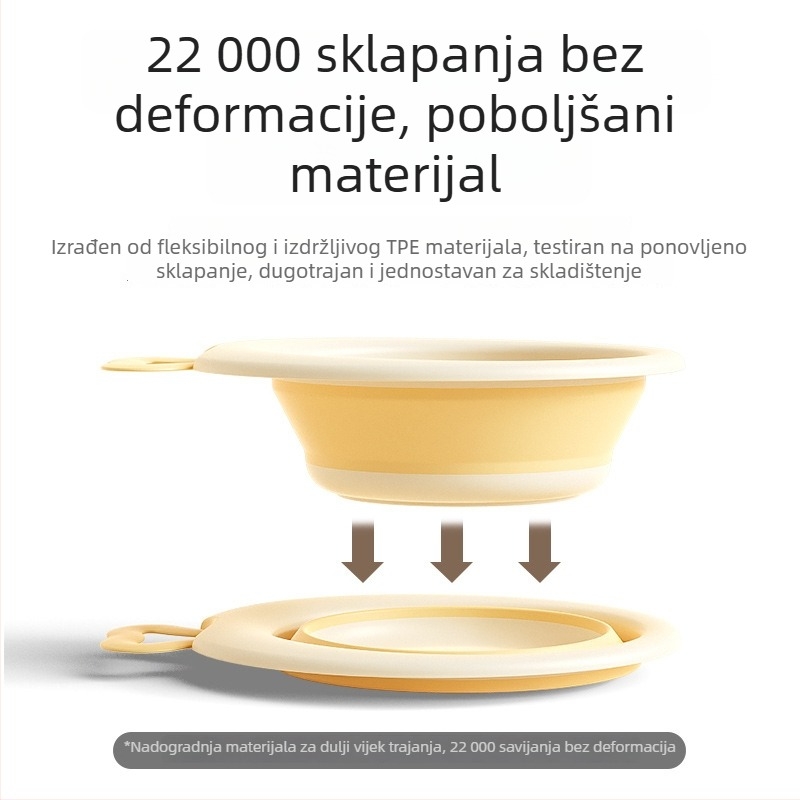 Sklopiva dječja umivaonica za lice, plastična