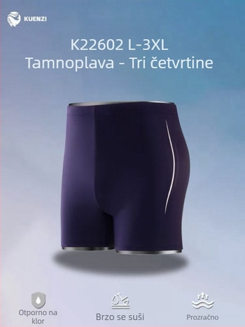 New Swimmer Muške prozračne plivačke šorceve za ljeto, plaža i vodene aktivnosti