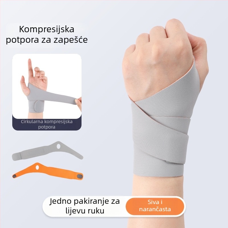 Tanko Lycra zaštitnik zgloba za badminton i trening s bućicama, dvostrano prilagodljiv