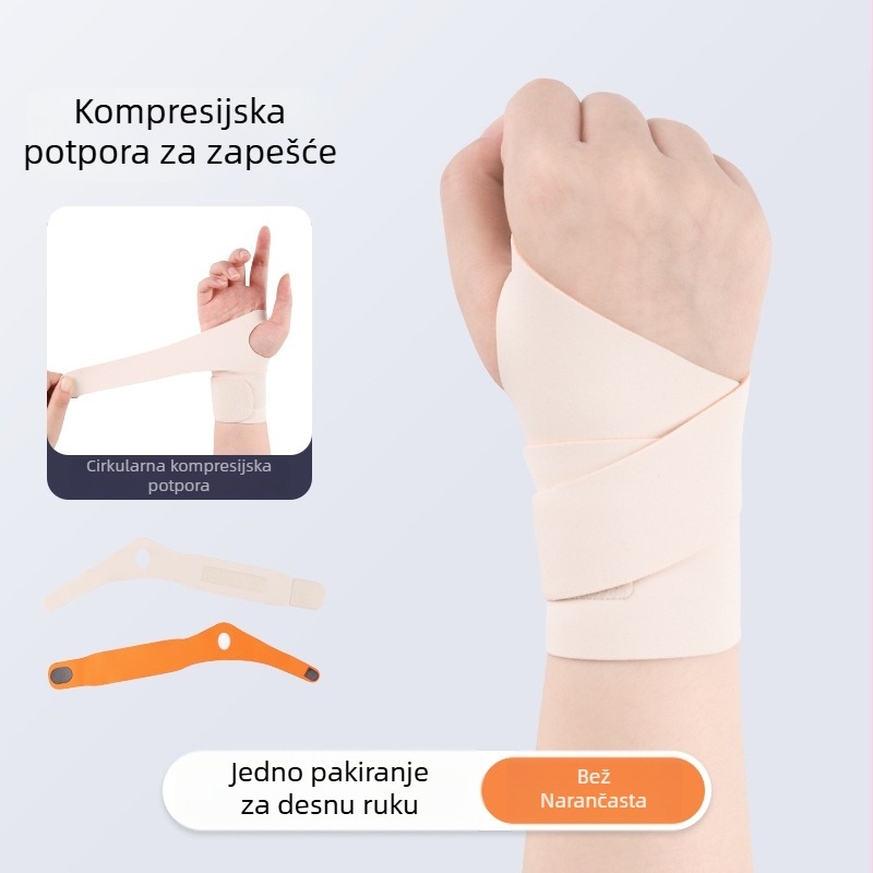 Tanko Lycra zaštitnik zgloba za badminton i trening s bućicama, dvostrano prilagodljiv