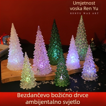 LED dekorativna svjetiljka za božićno drvce, promjenjive boje – noćna lampica za zabave