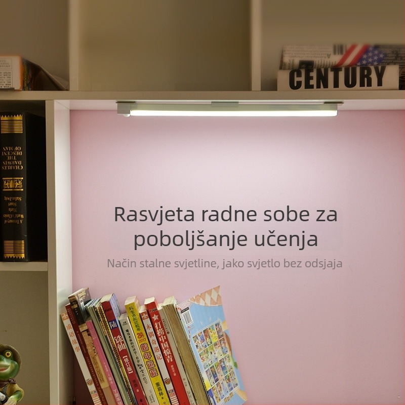 Inteligentno bežično punjenje noćna svjetiljka s senzorom pokreta za kućnu upotrebu, bez kablova, LED traka za hodnike i ormare