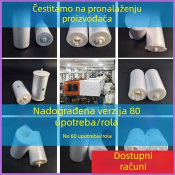 Pametno automatsko zamjena poklopca toaleta s jednokratnom okretajućom podlogom i plastičnim zaštitnim poklopcem
