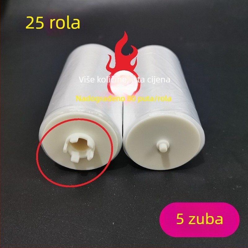 Pametno automatsko zamjena poklopca toaleta s jednokratnom okretajućom podlogom i plastičnim zaštitnim poklopcem