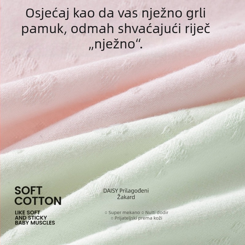 Jacquard pamukaste ženske gaćice, prozračne, s mašnicom, visoka elastičnost, produženi dio prepona, srednji struk, jednobojne