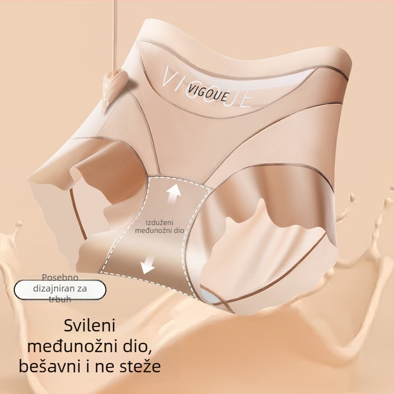 Ženske gaćice s visokim strukom za kontrolu trbuha, prozračna najlonska mreža, antibakterijski shapewear, plus veličina