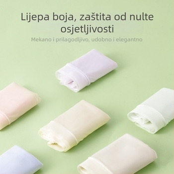 Izuzetno tanke, prozračne ženske trokutaste gaćice od ledene svile, brzo se suše, antibakterijske, srednji pojas, jednobojne